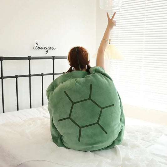 WeightPlush™ Weighted Wearable Turtle Plush Pillow